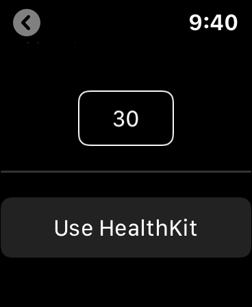 Isomnia settings screen - start/stop using HealthKit..